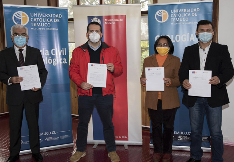 UCT y Subsecretaría de Minería firman acuerdo para apoyar el desarrollo de la minería en La Araucanía