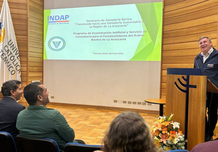 INDAP realiza seminario en la UCT para fortalecer una ganadería más rentable y ambientalmente responsable en La Araucanía
