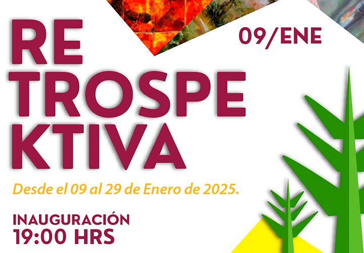 "Retrospektiva" expone diferentes disciplinas artísticas hechas en la región durante enero