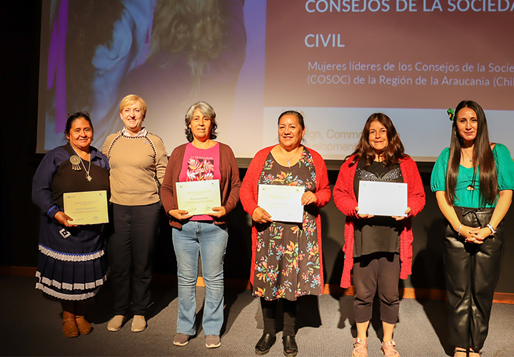 CPP-UCT y Embajada del Reino Unido finalizan proyecto de empoderamiento y liderazgo para mujeres dirigentes de La Araucanía
