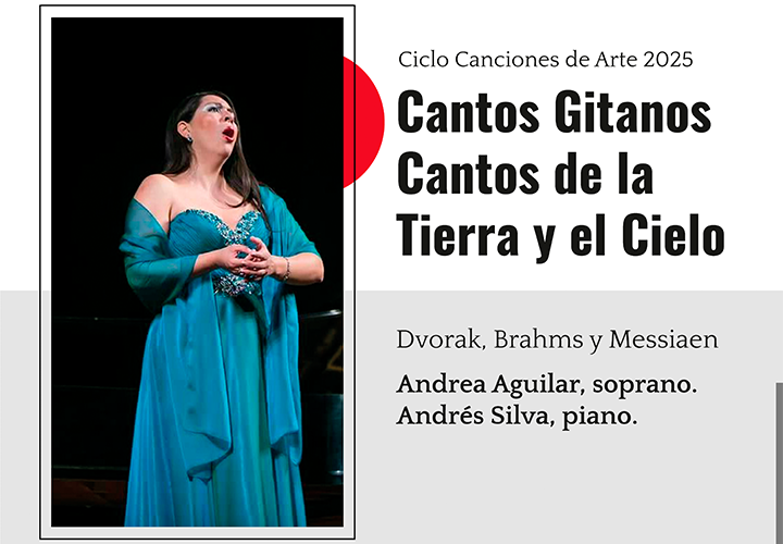 Soprano y pianista presentan gratis "Cantos gitanos, Cantos de la tierra y el cielo"