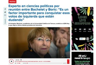 Experto en ciencias políticas por reunión entre Bachelet y Boric: “Es un factor importante para conquistar esos votos de izquierda que están dudando”