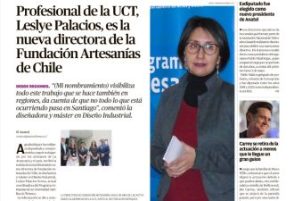 Profesional de la UCT, Leslye Palacios, es la nueva directora de la Fundación Artesanías de Chile