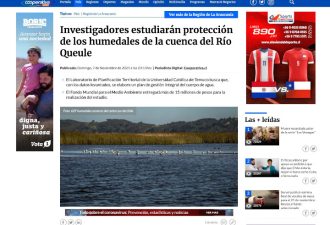 Investigadores estudiarán protección de los humedales de la cuenca del Río Queule