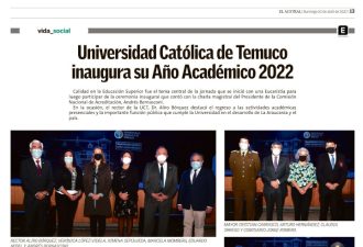 Universidad Católica de Temuco inaugura su Año Académico 2022