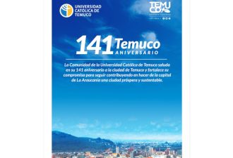 Saludo de la UCT por Aniversario 141 de Temuco