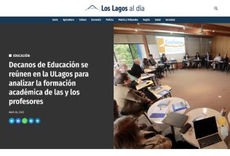 Decanos de Educación se reúnen en la ULagos para analizar la formación académica de las y los profesores