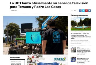La UCT lanzó oficialmente su canal de televisión para Temuco y Padre Las Casas