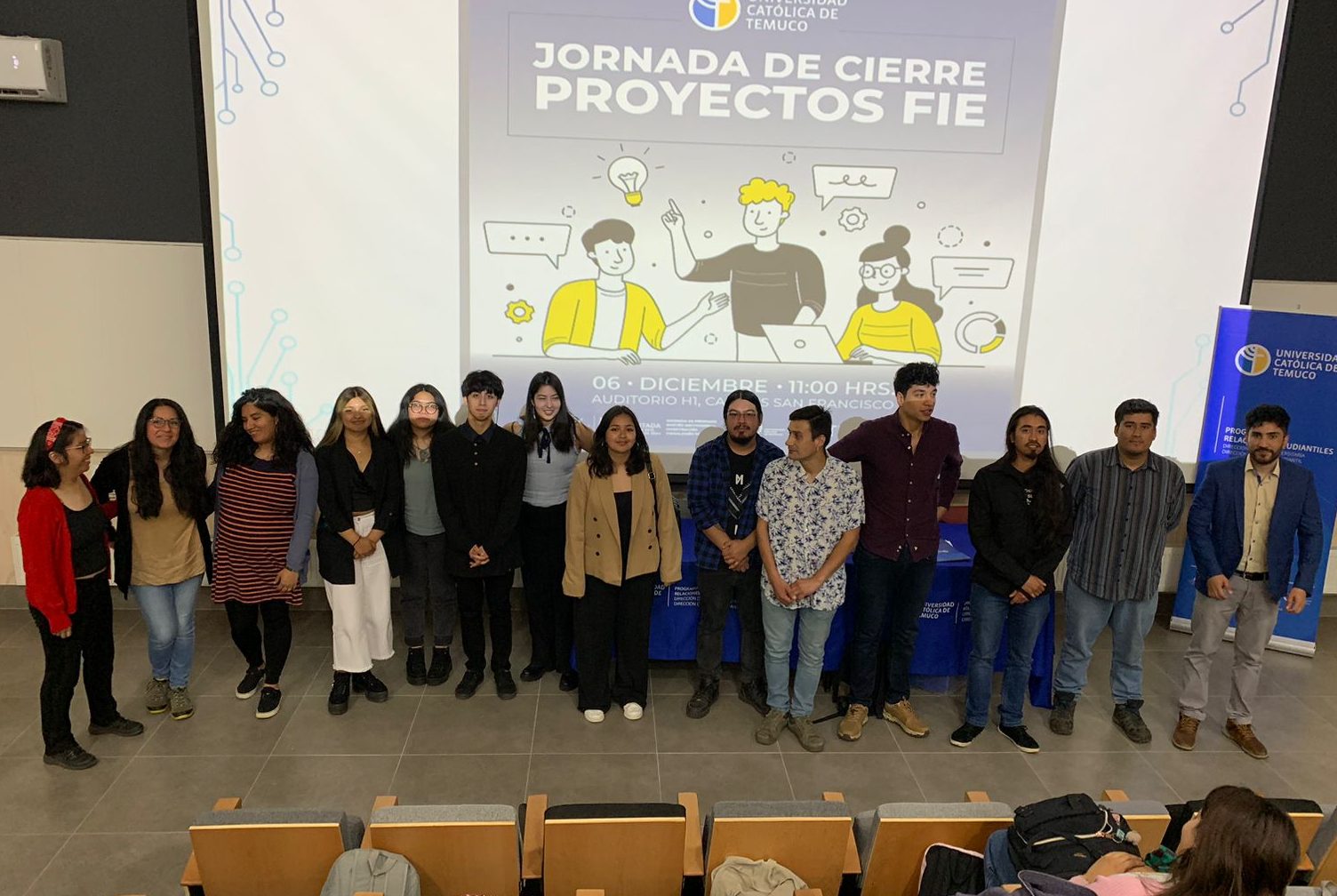 Estudiantes de la UCT expusieron sus experiencias en proyectos FIE